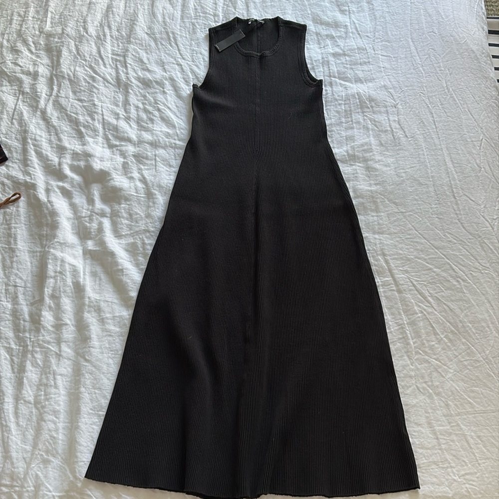 James Perse ribbed tank dress.